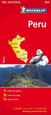 Peru - motoring and tourist map