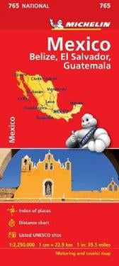 Mexico - motoring and tourist map