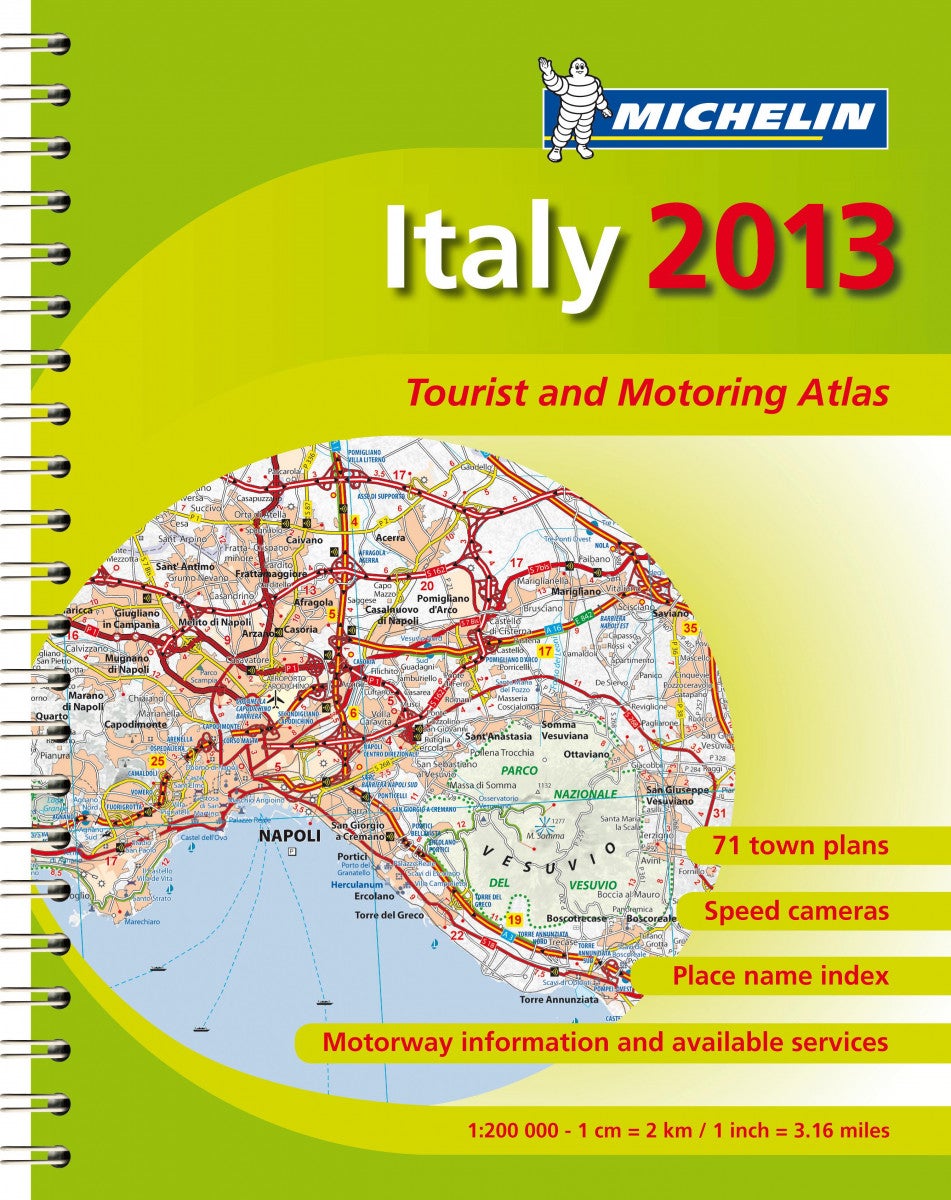 Italia 2013 - atlante stradale e turistico = tourist and motoring atlas = atlas routier et touristique = Strassen-