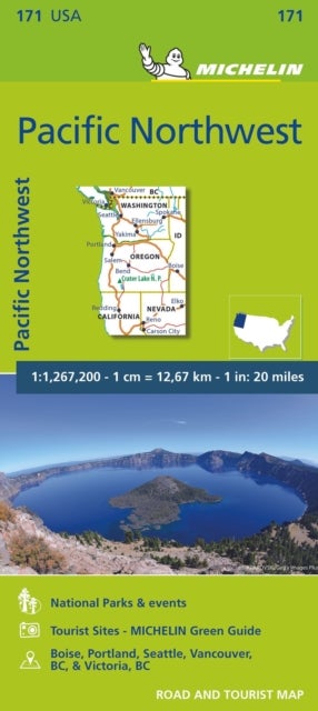Bilde av Pacific Northwest - Zoom Map 171 Av Michelin