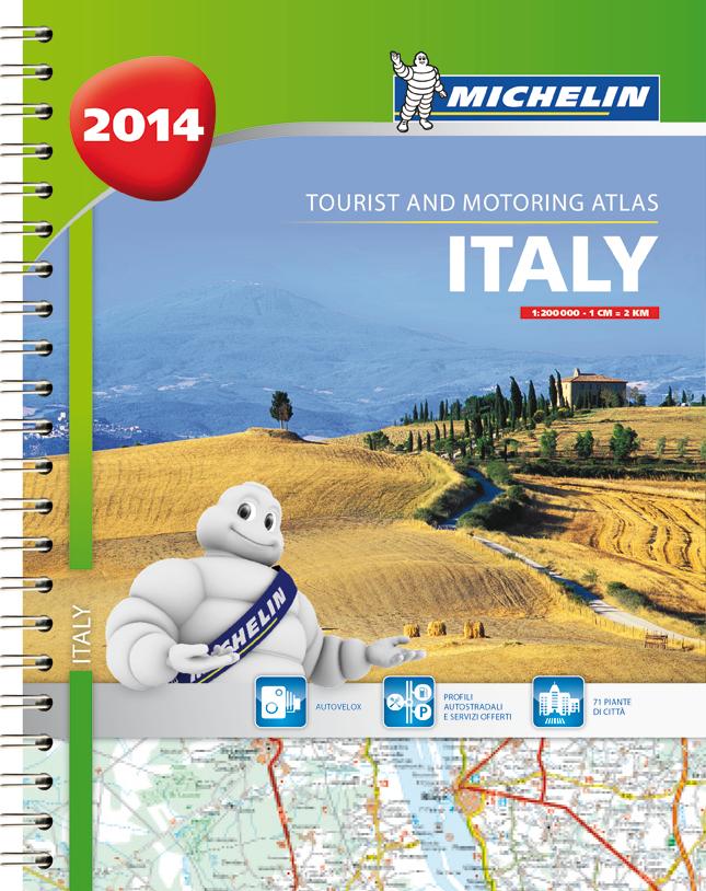Italy 2014 - tourist and motoring atlas