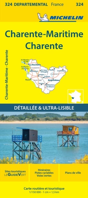 Charente-Maritime Charente - Michelin Local Map 324 - Map
