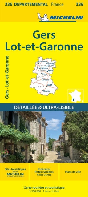 Gers Lot-et-Garonne - Michelin Local Map 336 - Map