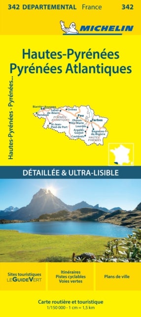 Hautes-Pyrenees Pyrenees-Atlantiques - Michelin Local Map 342 - Map