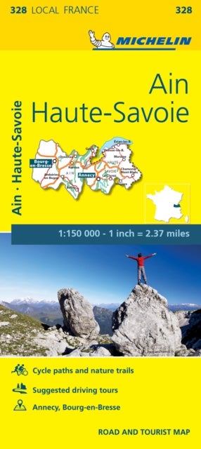 Ain, Haute-Savoie - Michelin Local Map 328 - Map
