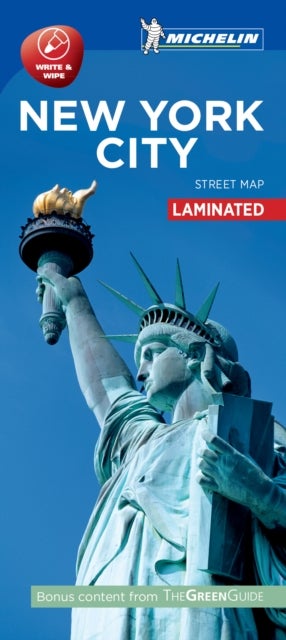 New York - Michelin City Map 9204 - Laminated City Plan