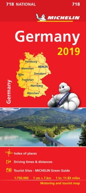 Germany 2019 - Michelin National Map 718 : Map