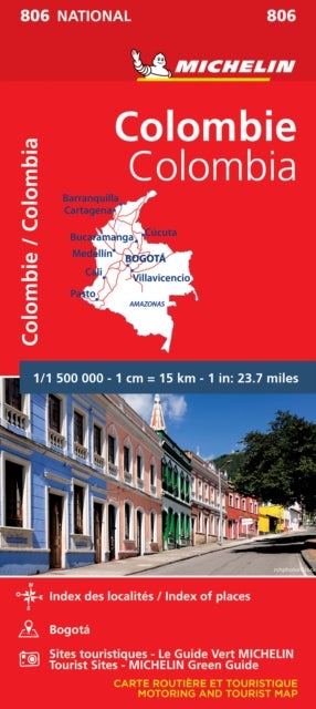 Colombia - Michelin National Map 806 - Map