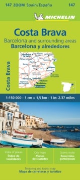 Barcelona y Alrededores Costa Brava - Zoom Map 147 - Map