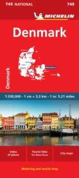 Denmark - Michelin National Map 749 - Map