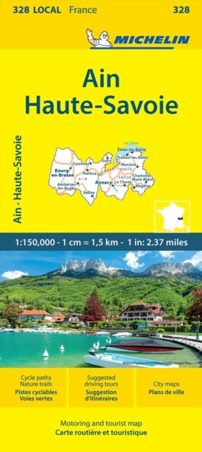 Ain Haute-Savoie - Michelin Local Map 328 - Map