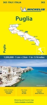 Puglia - Michelin Local Map 363 - Map