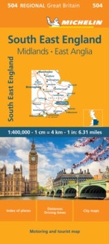 South East England - Michelin Regional Map 504 - Map