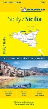 Sicily - Michelin Local Map 365 - Map