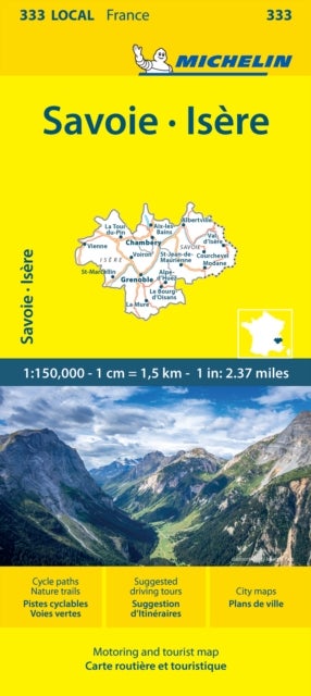 Isere Savoie - Michelin Local Map 333 - Map