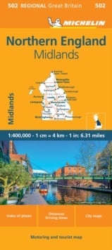 Northern England - Michelin Regional Map 502 - Map