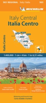 Italy Centre - Michelin Regional Map 563 - Map