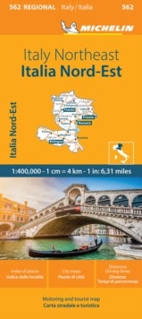 Italy Northeast - Michelin Regional Map 562 - Map