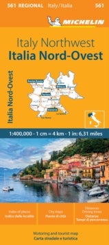 Italy Northwest - Michelin Regional Map 561 - Map