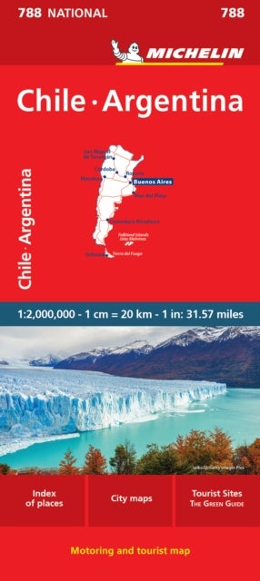 Chile Argentina - Michelin National Map 788 - Map