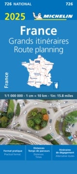 France Route Planning 2025 - Michelin N.Map 726