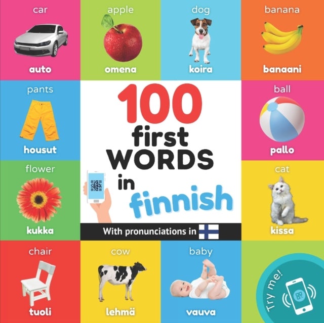 Bilde av 100 First Words In Finnish Av Yukismart