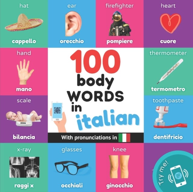 Bilde av 100 Body Words In Italian Av Yukismart