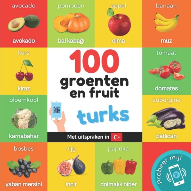 Bilde av 100 Groenten En Fruit In Turks Av Yukismart