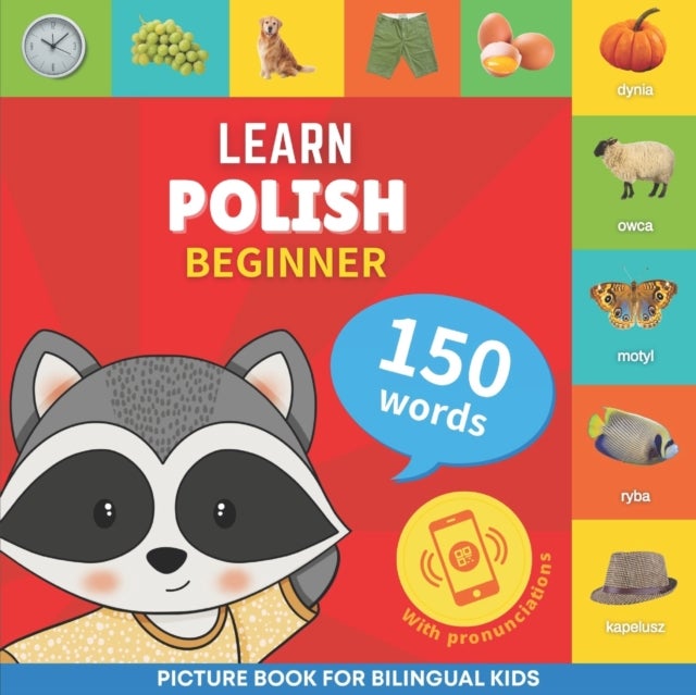 Bilde av Learn Polish - 150 Words With Pronunciations - Beginner Av Goosenbooks