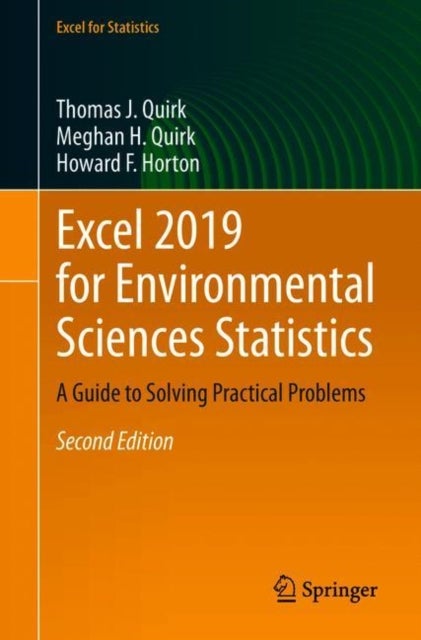 Excel 2019 for Environmental Sciences Statistics - A Guide to Solving Practical Problems
