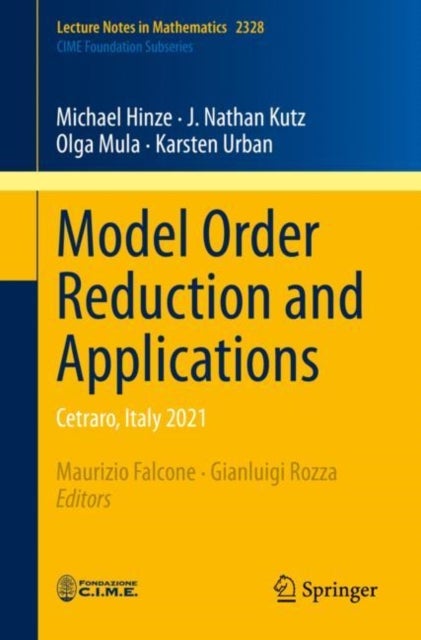 Model Order Reduction and Applications - Cetraro, Italy 2021
