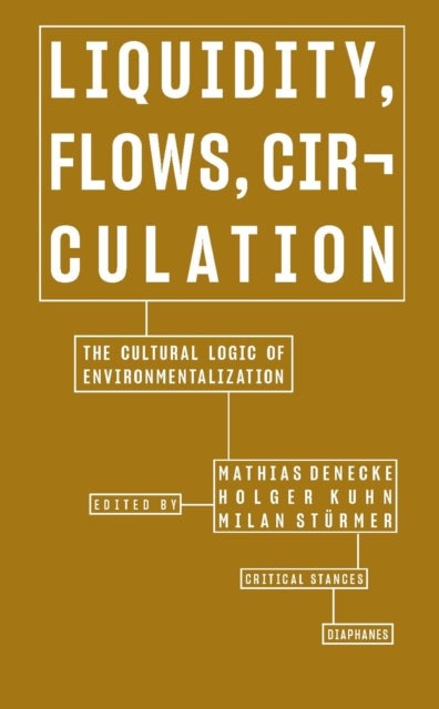 Bilde av Liquidity, Flows, Circulation ¿ The Cultural Logic Of Environmentalization Av Mathias Denecke, Holger Kuhn, Milan Sturmer