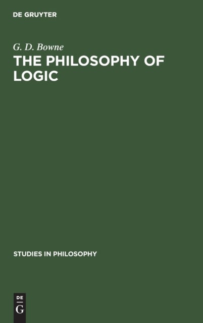 The Philosophy of Logic - 1880-1908