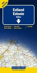 Estland = Estonie : carte routière = Estonia : road map = Estonia : carta stradale - Strassenkarte : Tallinn