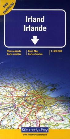 Irland = Irlande : carte routiere = Ireland : road map = Irlanda : carta stradale - Strassenkarte
