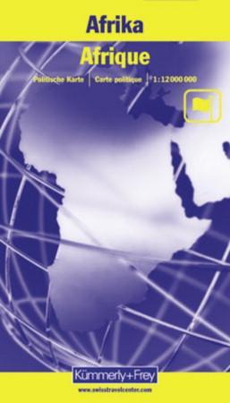 Afrika = Afrique : carte politique avec fuseaux horaires et diagrammes climatiques = Africa : politi - politische Karte mit Zeitzonen und Klimadiagrammen