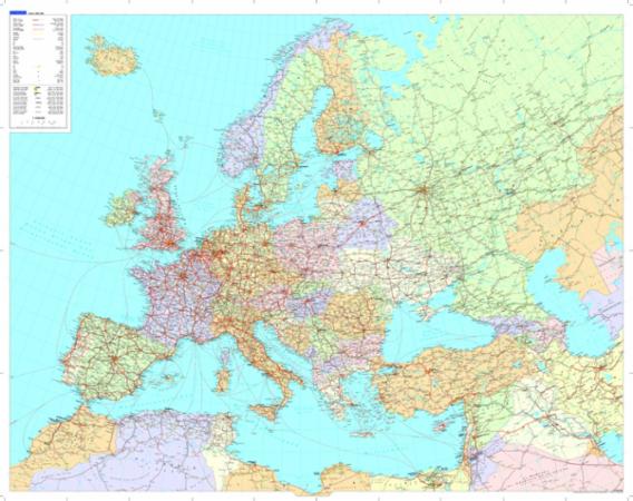 Europa politisch = Europe politique = Europe political