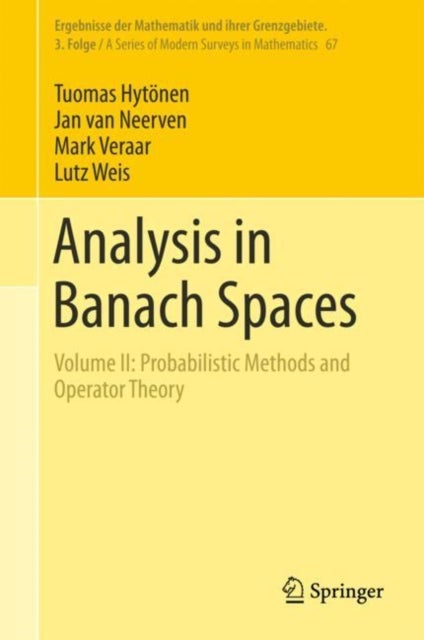 Bilde av Analysis In Banach Spaces Av Tuomas Hytoenen, Jan Van Neerven, Mark Veraar, Lutz Weis