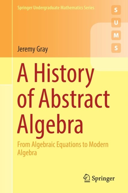 A History of Abstract Algebra - From Algebraic Equations to Modern Algebra