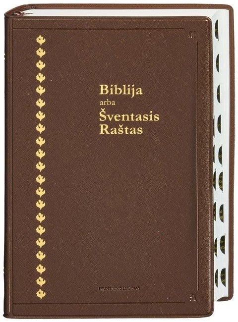 Litauisk bibel - med skåret register