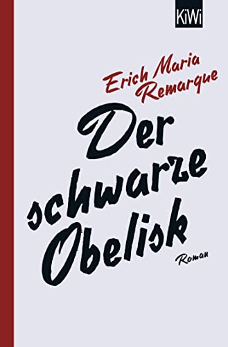 Bilde av Der Schwartze Obelisk Av Erich Maria Remarque
