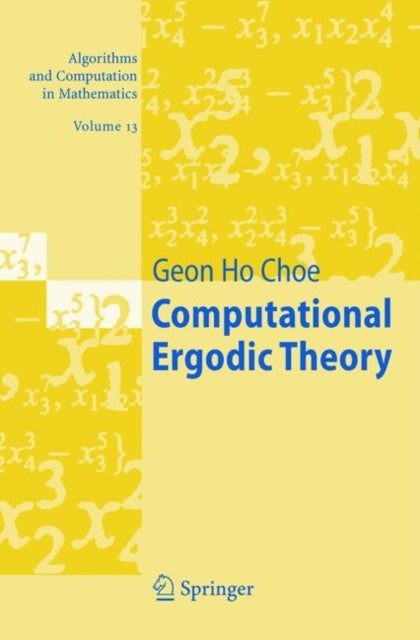 Bilde av Computational Ergodic Theory Av Geon Ho Choe