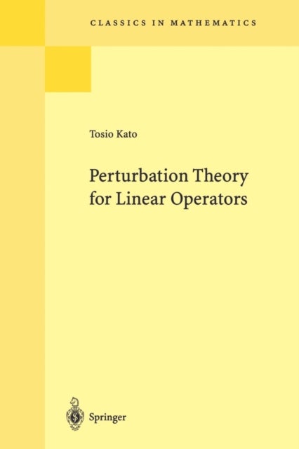 Bilde av Perturbation Theory For Linear Operators Av Tosio Kato