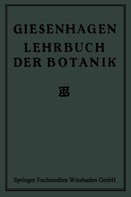 Bilde av Lehrbuch Der Botanik Av Dr. K. Giesenhagen