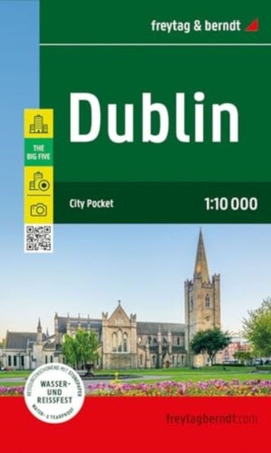 Dublin City Pocket Map - 1:10,000 scale