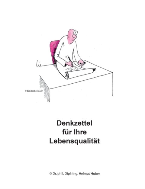 Denkzettel fur Ihre Lebensqualitat
