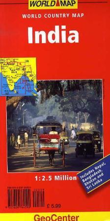 India - world country map