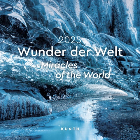 Kalender 2025 Miracles of World 30x30cm