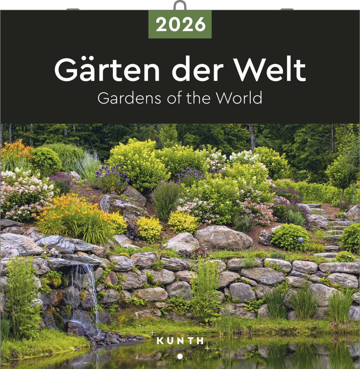 Kalender 2026 30x30 Gardens of the World