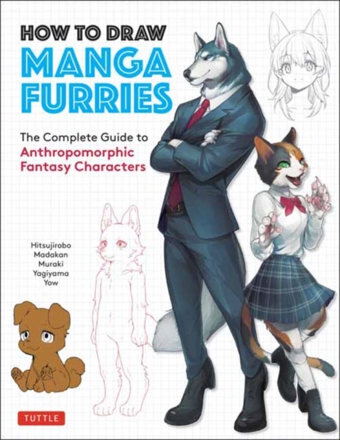 Bilde av How To Draw Manga Furries Av Hitsujirobo, Madakan, Muraki, Yagiyama